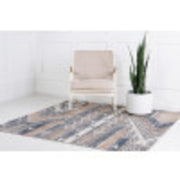 Portland Collection Southwestern Inspired Striped Tone-on-Tone Area Rug