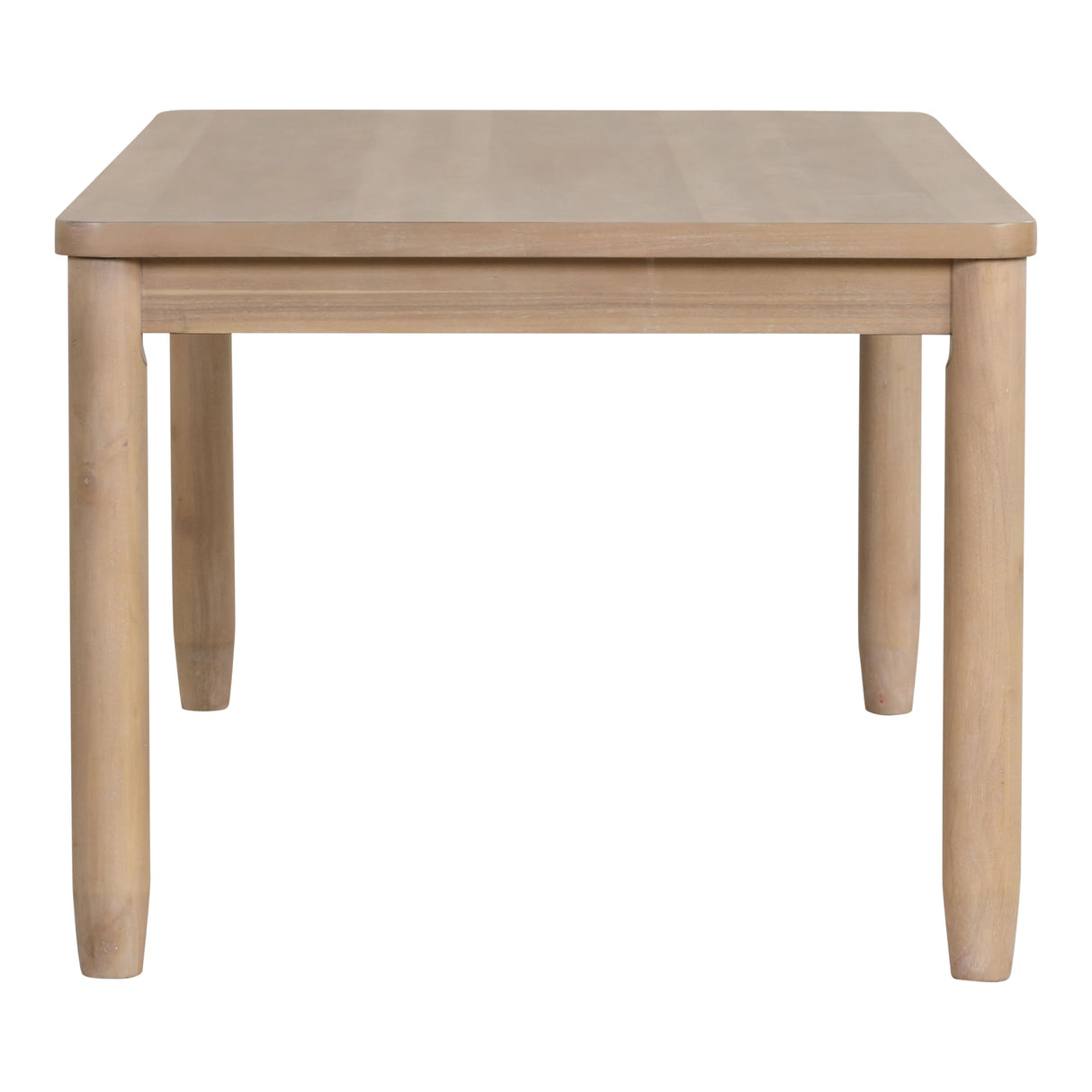 Sheil Transitional Solid Wood 64-inch Rectangular Dining Table