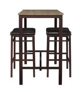 Three Piece Pub Set, Brown