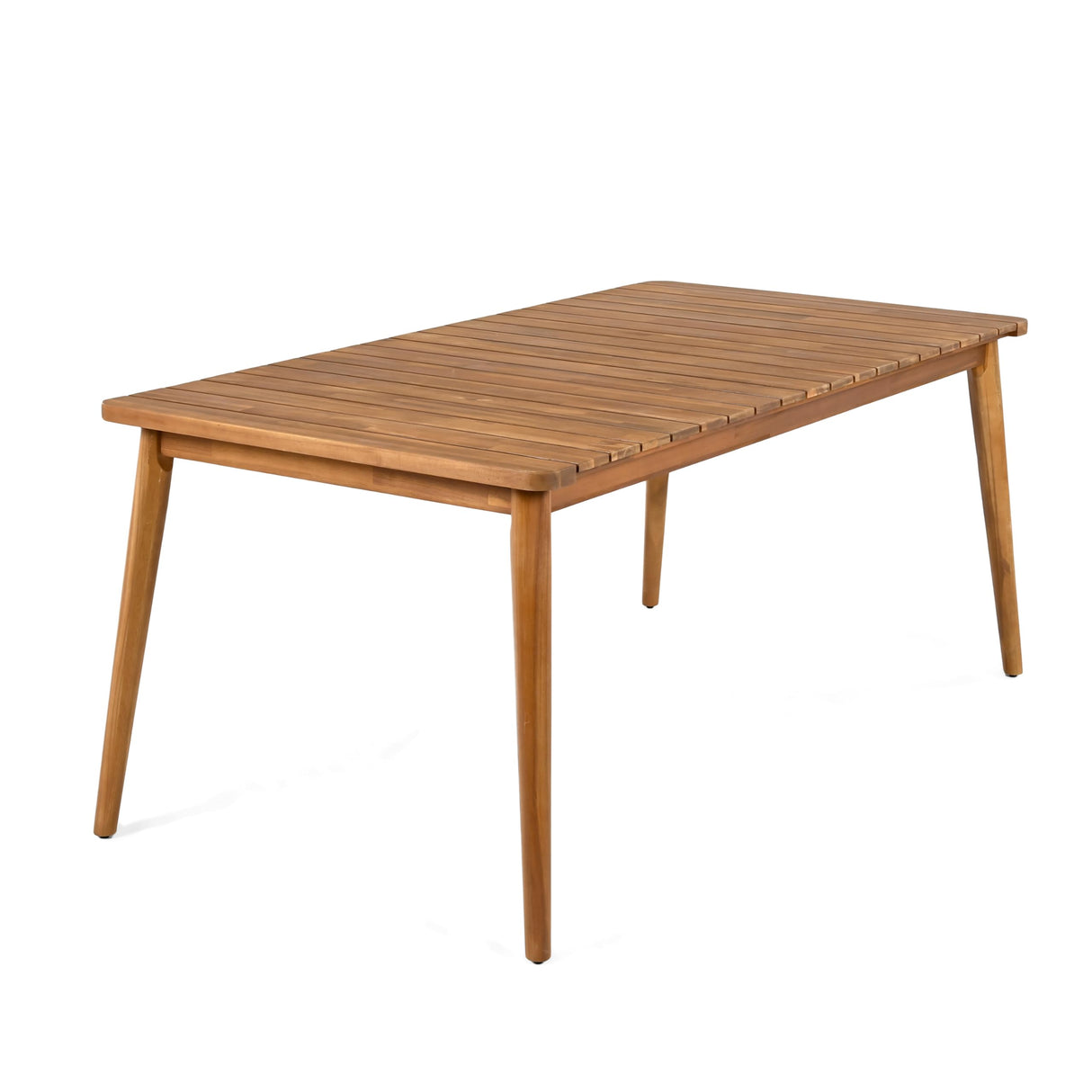 Peggy 72" Farmhouse Patio Acacia Wood Dining Table