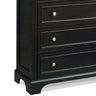 Black Four Drawer Chest by Home Styles