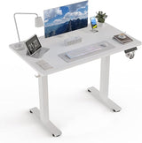 40 * 24 Electric Standing Desk, Adjustable Height Sit Stand Up Desk, Motorized Home Office Computer Gaming Workstation Desk