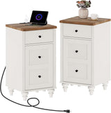 Nightstands with Charging Station