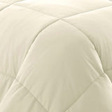 Beth Reversible Microfiber King Comforter, Squared Stitching