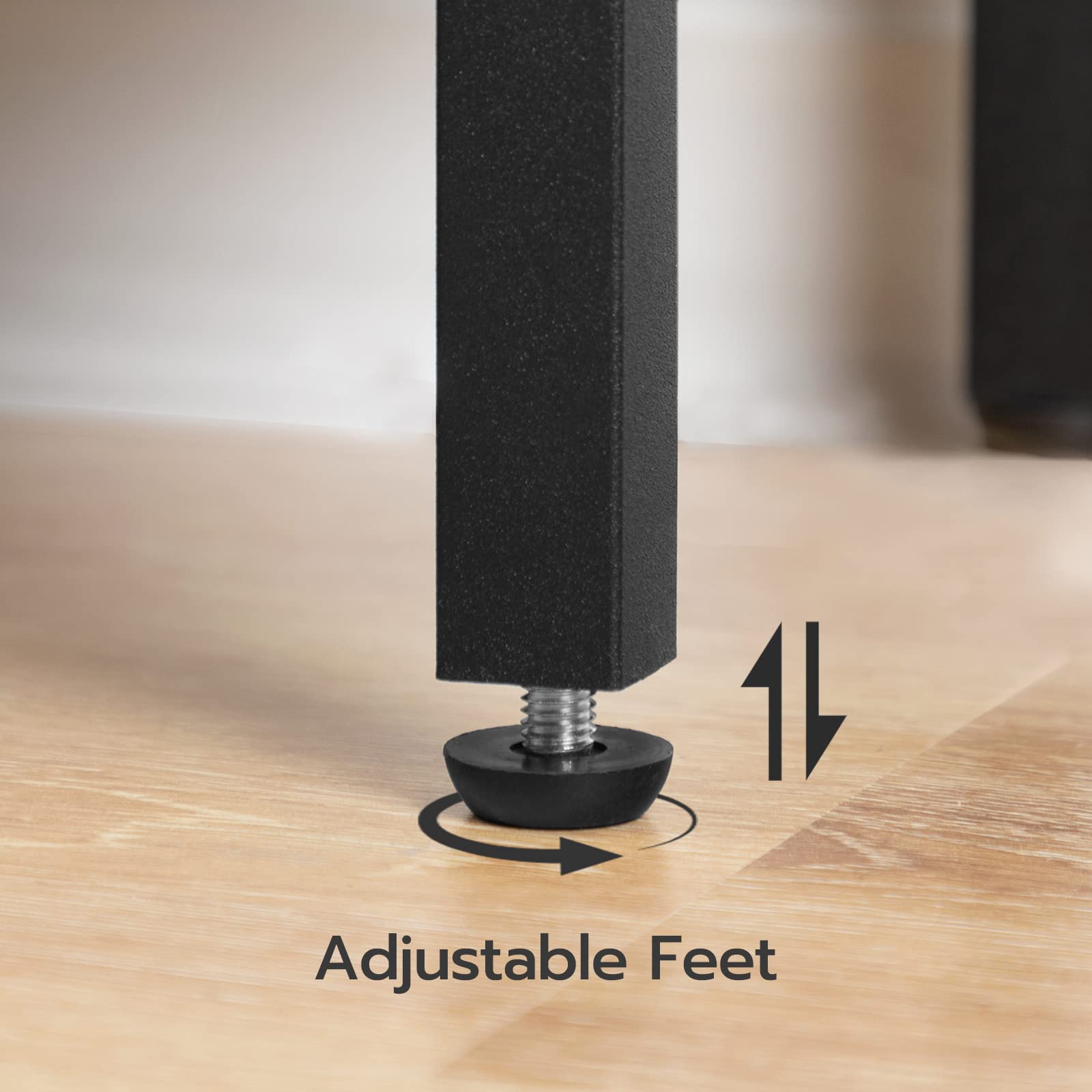 47.2" Narrow Console Table with Shelf - Rustic Brown & Black Metal Frame