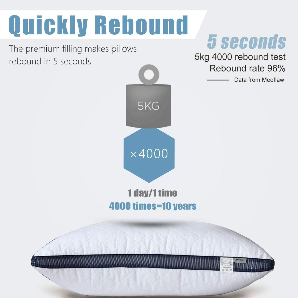 Sleeping(2-Pack), Luxury Hotel Pillows King Size Set of 2,Bed Pillows for Side and Back