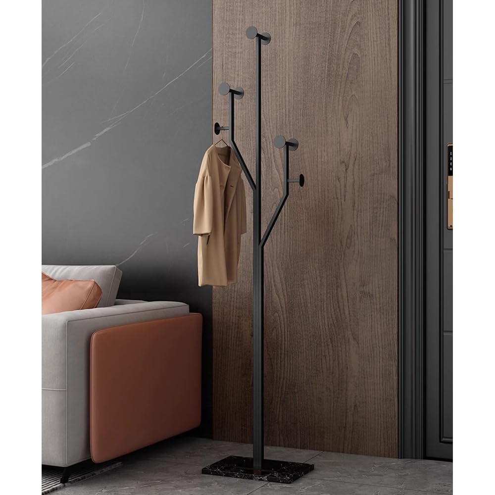 Coat rack,Marble Base Metal Clothing Coat Rack Stand