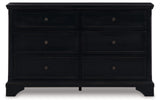 Chylanta Traditional Dresser, Black