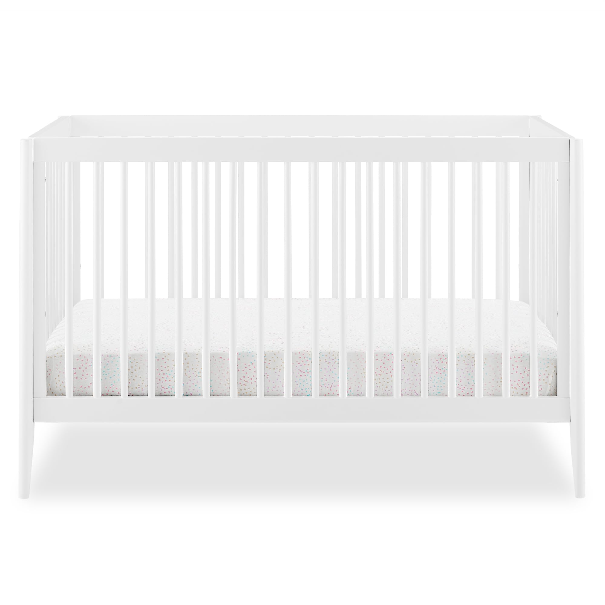 Casey 4-in-1 Convertible Crib - Greenguard Gold Certified, Bianca White