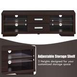 Modern TV Stand, Wood Universal Stand for TV's up to 65" Flat Screen, Home Living