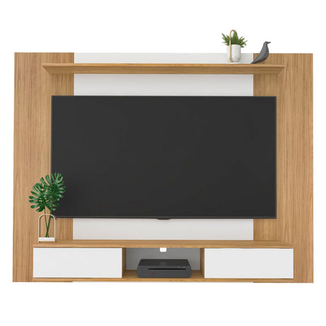 Zola Multi Storage Wall Media Center for up to 70 inch TVs, Entertainment Center