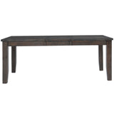 Willow Creek Solid Pine 78" Extension Dining Table