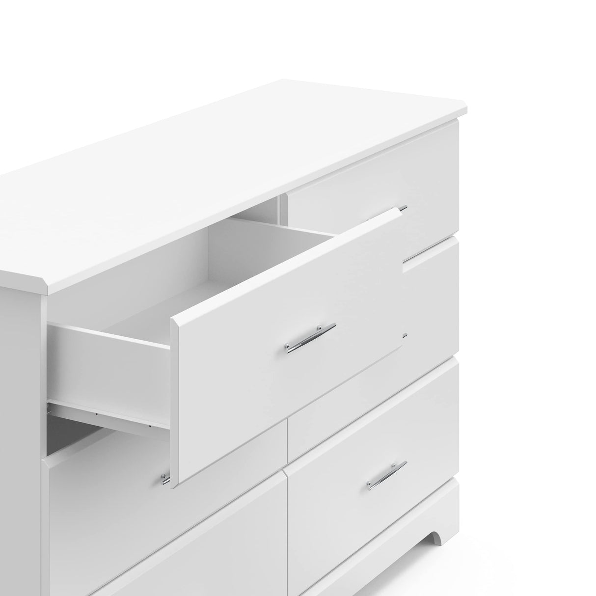 Brookside 6 Drawer Double Dresser (White) – GREENGUARD Gold Certified, Dresser