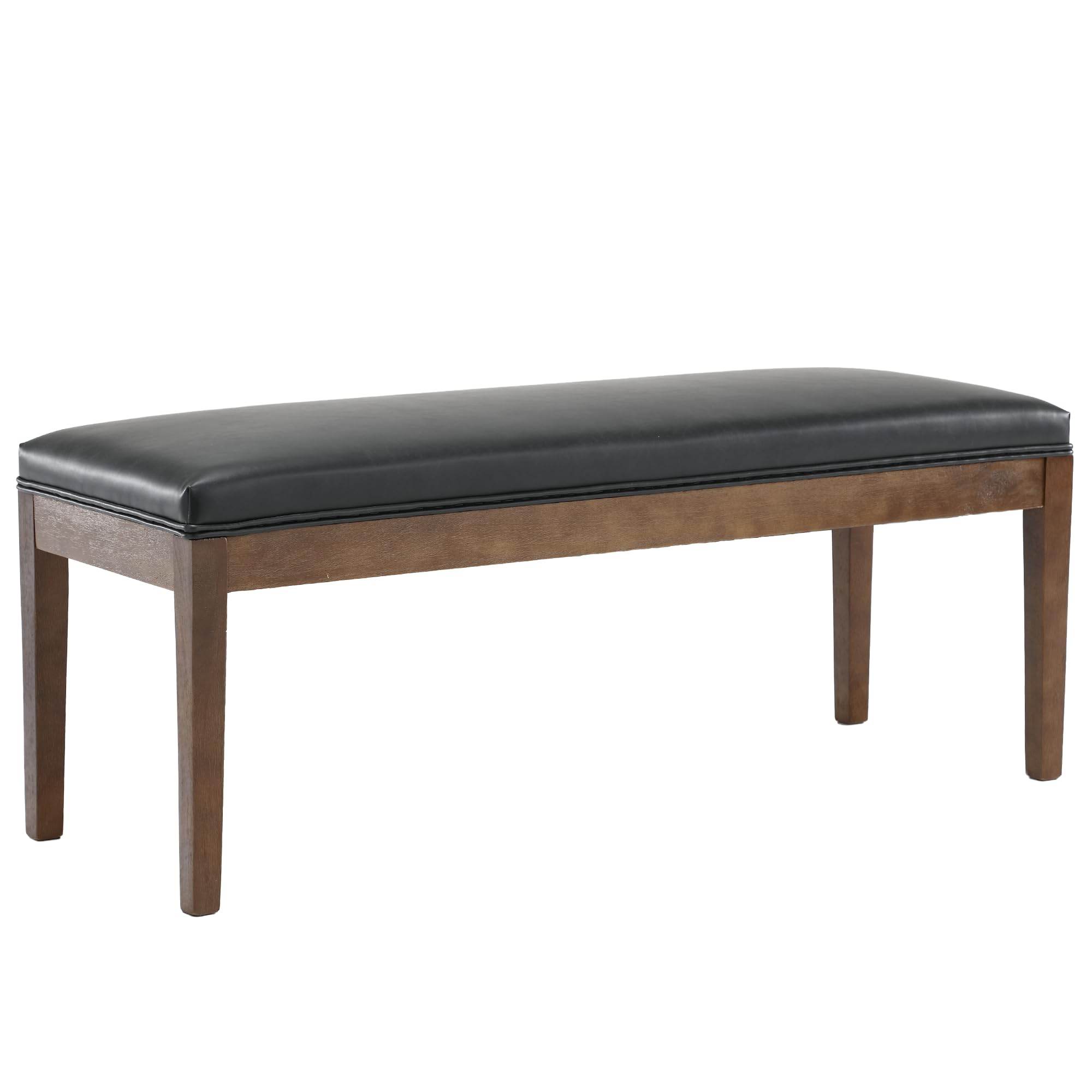 PU Leather Upholstered Entryway Bench Dining Table Benches