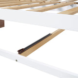Overstock Wooden Daybed with Trundle Bed and Two Storage Drawers,Extendable