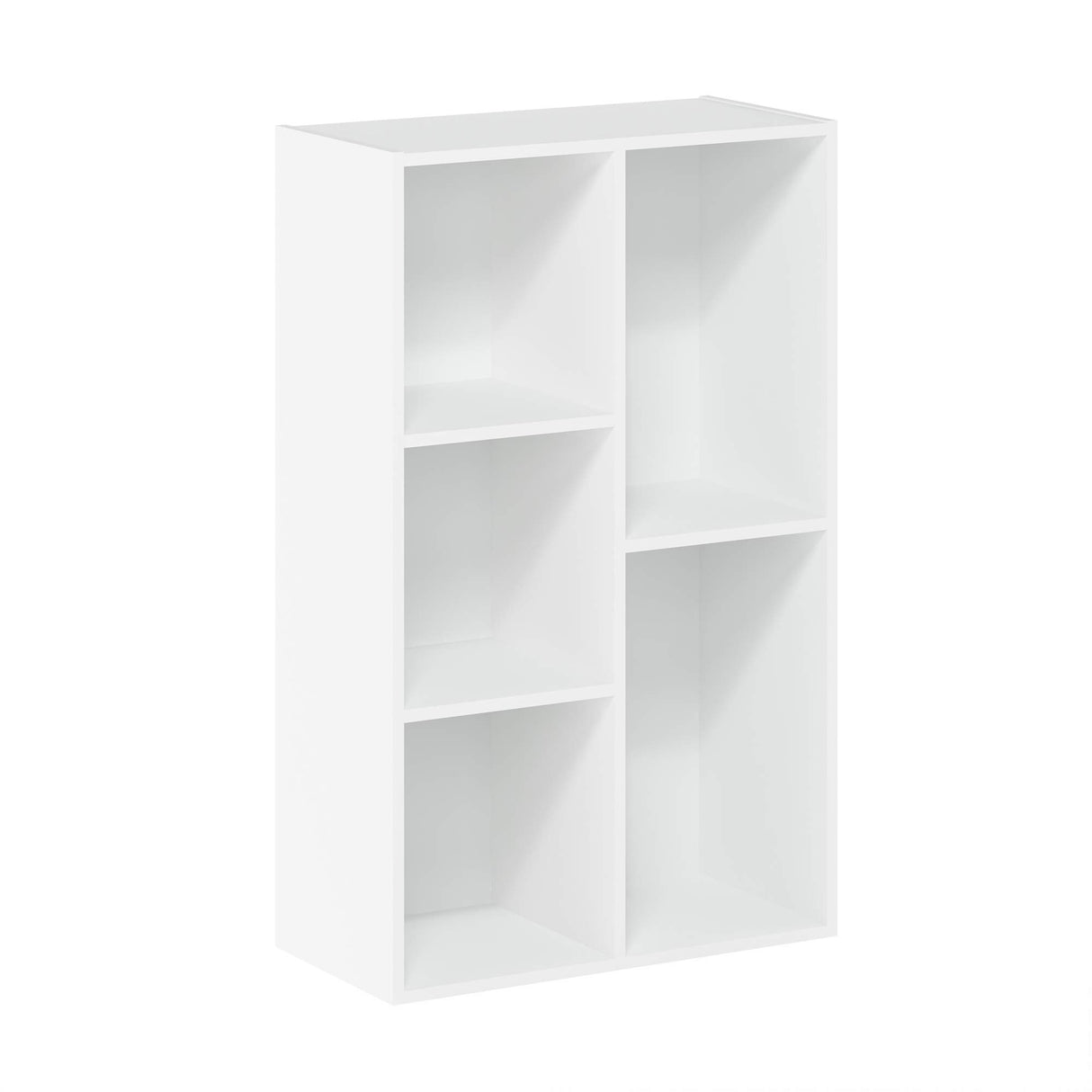 Luder Bookcase / Book / Storage , 5-Cube, White
