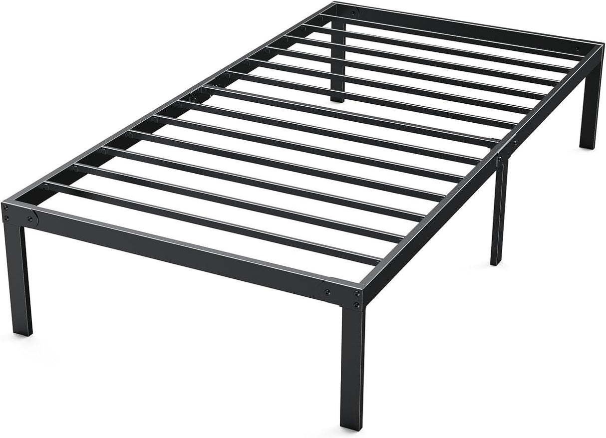Bed Frame - Twin Size Metal Platform Bed Frames Mattress Foundation
