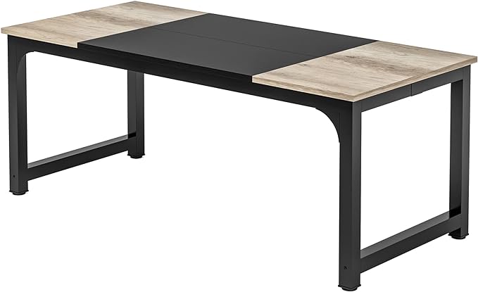 Large Office Desk Computer Table Study Writing Desk Workstation for Home Office