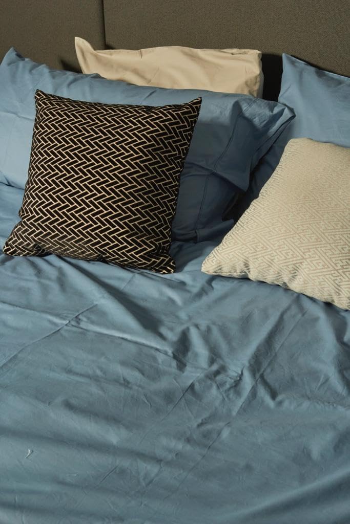 415 Thread Count Percale Duvet Cover Set - 100% Peruvian Pima Cotton -