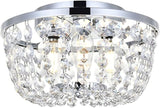 Lighting Indoor Modern Home Decorative Bright Cora 10 inch Flush Mount in Black