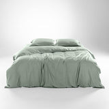 Luxury 100% Lyocell Eucalyptus Duvet Cover Set King Size, Tencel 3PC Vegan Bedding Set
