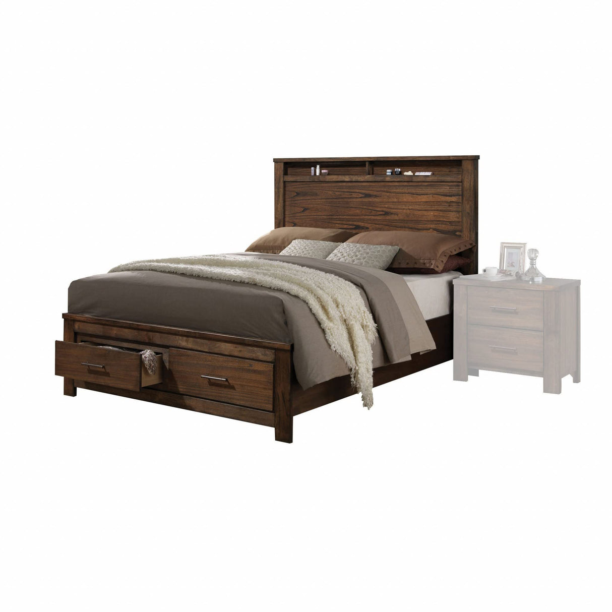 HomeRoots Upholstered Bed