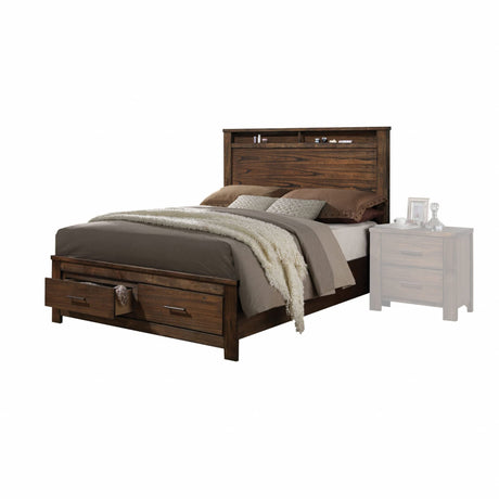 HomeRoots Upholstered Bed