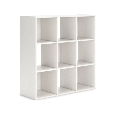 BM296522 35 in. Lizy 9 Cube Storage Compartments Bookcase Organizer White