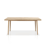 Eamon Modern Farmhouse Solid Wood 68-inch Brown Rectangle Dining Table
