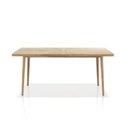 Eamon Modern Farmhouse Solid Wood 68-inch Brown Rectangle Dining Table