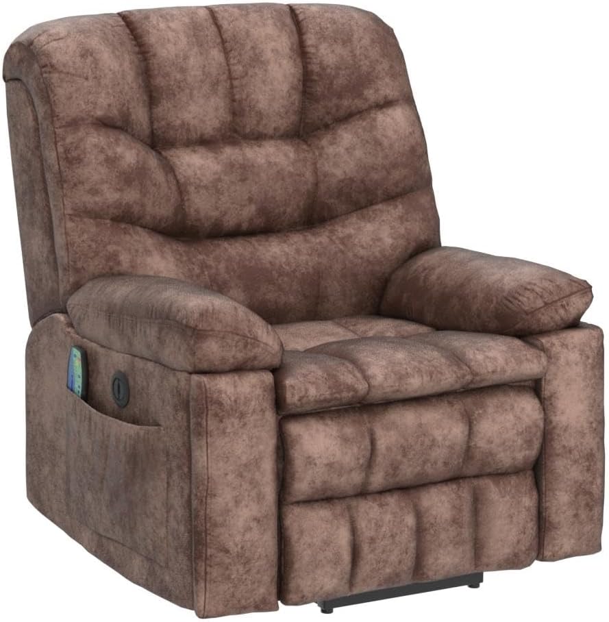 Large Power Lift Recliner Chairs with Massage and Heat for Elderly