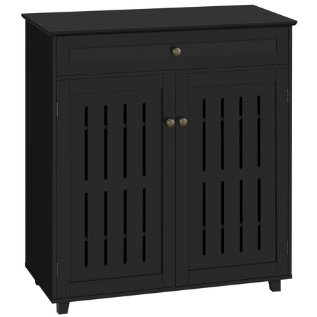 Shoe Cabinet Bathroom Storage Cabinet with 1 Drawer & Adjustable Shelf, Shoe