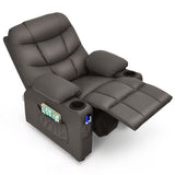 Kids Recliner Chair w/Cup Holder & Side Pockets, Children Recliner