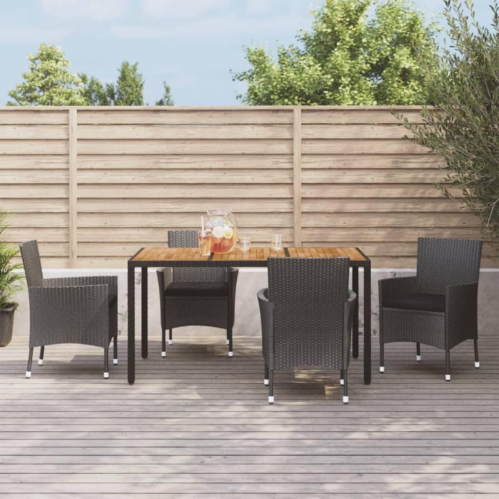 Elegant 5-Piece Patio Dining Set for Cherished Moments, Comfortable Cushions