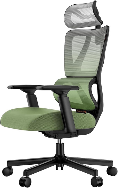 Ergonomic Office Chair with 30% Thicker Saddle Shaped Spring Cushion