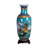 Jingdezhen Large Ceramic Floor Vase,Flower Vase Handmade Home Decorative Vase