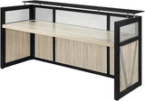 Modern Reception Desk with Counter - 86" W x 30" D Retail Checkout Counter