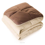 Reversible Down Alternative Comforter and Duvet Insert - All-Season Comforter - Box Stitched Comforter