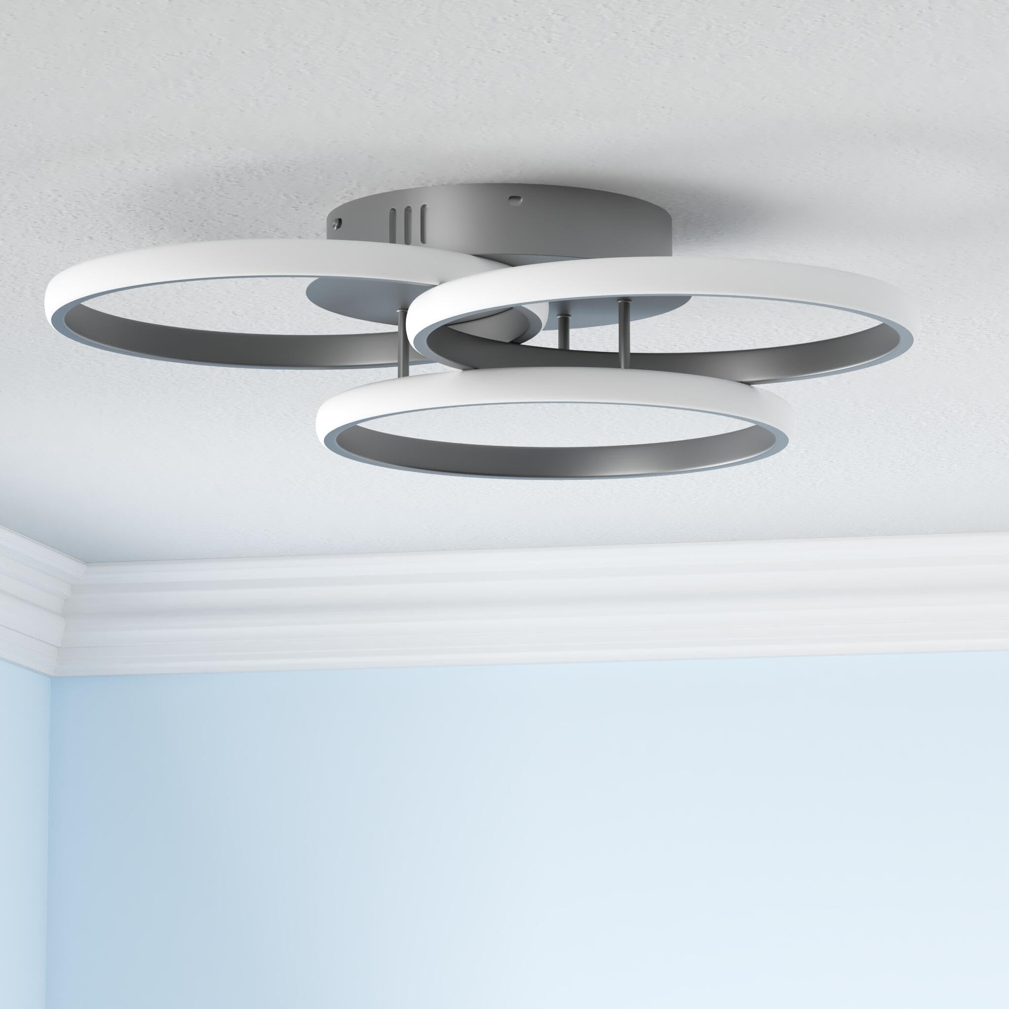 Led Ceiling Light Fixtures, Dimmable Modern Led Ceiling Light