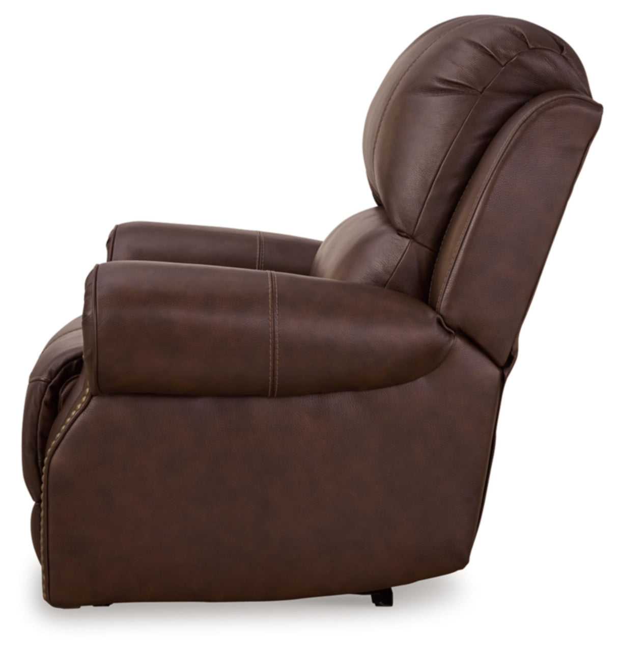 Design by Ashley Freyeburg Classic Leather Match Upholstered Power Recliner