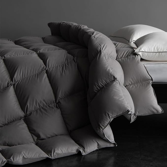 Luxury Feathers Down Fiber Comforter Queen Size
