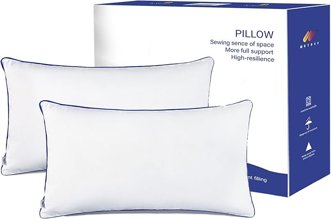 18x18 Pillow Inserts Set of 2 Indoor Decorative Bed and Couch Square Soft Throw Pillow