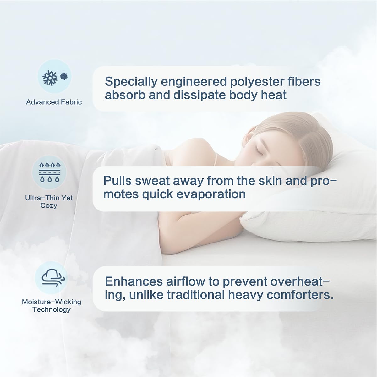 King Size Lightweight Comforter - Gray All Season