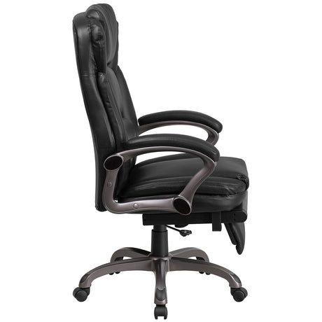 Martin High Back Black LeatherSoft Executive Reclining Ergonomic Swivel Office Chair