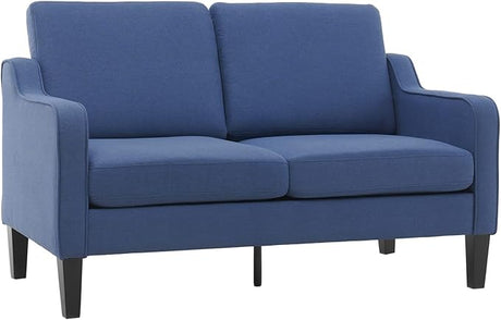 Loveseat 53" Small Couch Loveseat Sofas for Living Room Mid Century Modern Sofa