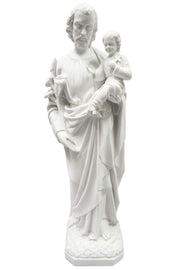 32 Inch Saint St Joseph Italian Statue Sculpture Figurine Made in Italy Indoor Outdoor