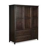 Shaker 3-Door Wardrobe, Expresso