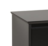 Coal Harbor Contemporary Tall Nightstand Side Table with 3 Drawers, Functional 3-Drawer