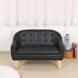 Sofa Chair/Kids Sofa Couch/PVC 2-Seater Upholstered Sofa Chair for Toddler Ages up to