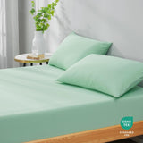 Queen Size Cooling Fitted Sheet with 2 Pillowcases, Q-Max > 0.4 Aerocool™ 3 PCS